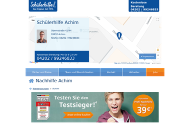 schuelerhilfe.de/nachhilfe/achim - Deutschlehrer Achim