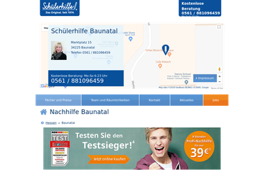 schuelerhilfe.de/nachhilfe/baunatal - Deutschlehrer Baunatal