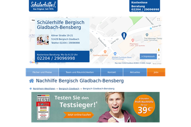 schuelerhilfe.de/nachhilfe/bergisch-gladbach-bensberg - Deutschlehrer Bergisch Gladbach