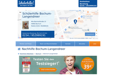 schuelerhilfe.de/nachhilfe/bochum-langendreer - Nachhilfelehrer Bochum