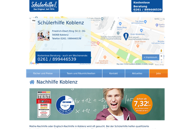 schuelerhilfe.de/nachhilfe/boppard - Nachhilfelehrer Boppard