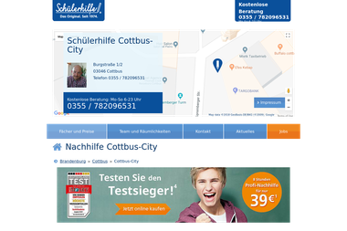 schuelerhilfe.de/nachhilfe/cottbus-city - Deutschlehrer Cottbus