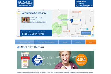schuelerhilfe.de/nachhilfe/dessau - Nachhilfelehrer Dessau-Rosslau
