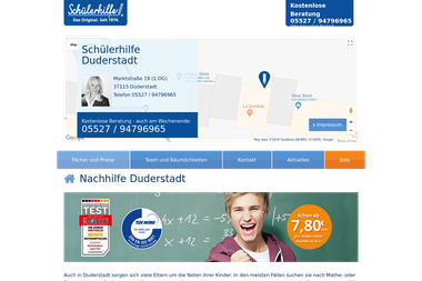 schuelerhilfe.de/nachhilfe/duderstadt - Nachhilfelehrer Duderstadt