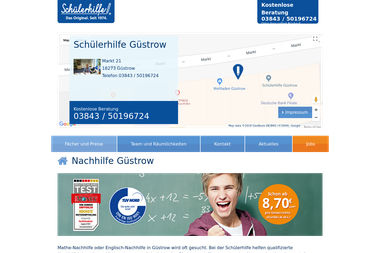 schuelerhilfe.de/nachhilfe/guestrow - Nachhilfelehrer Güstrow
