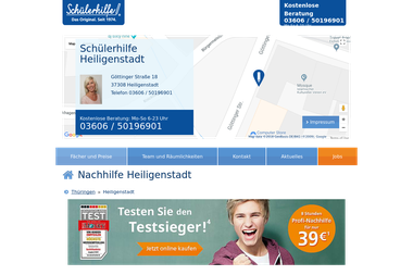 schuelerhilfe.de/nachhilfe/heiligenstadt - Deutschlehrer Heilbad Heiligenstadt