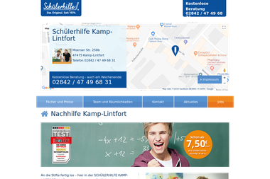 schuelerhilfe.de/nachhilfe/kamp-lintfort - Nachhilfelehrer Kamp-Lintfort