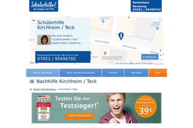 schuelerhilfe.de/nachhilfe/kirchheim - Deutschlehrer Kirchheim Unter Teck