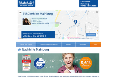 schuelerhilfe.de/nachhilfe/mainburg - Nachhilfelehrer Mainburg