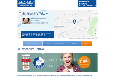 schuelerhilfe.de/nachhilfe/teltow - Nachhilfelehrer Teltow