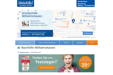 schuelerhilfe.de/nachhilfe/wilhelmshaven - Deutschlehrer Wilhelmshaven