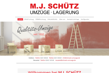 schuetz-umzuege.de - Umzugsunternehmen Koblenz