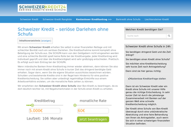 schweizerkredit24.net - Online Marketing Manager Ingolstadt
