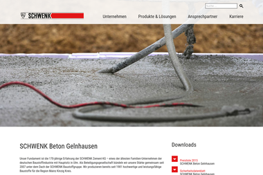 schwenk.de/betongesellschaft/schwenk-beton-gelnhausen-gmbh - Betonwerke Gelnhausen