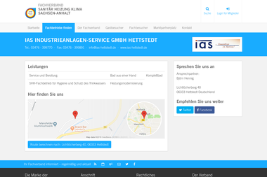 shk-lsa.de/de/firmensuche/firma/514/ias-industrieanlagen-service-gmbh-hettstedt - Elektroniker Hettstedt