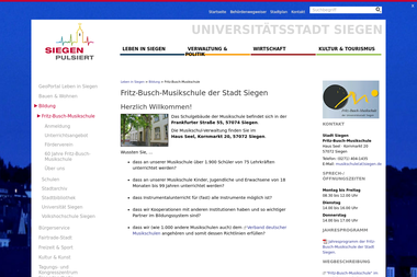 siegen.de/leben-in-siegen/bildung/fritz-busch-musikschule - Musikschule Siegen