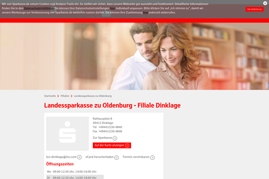sparkasse.de/filialen/d/landessparkasse-zu-oldenburg-filiale-dinklage/4233.html - Inkassounternehmen Dinklage