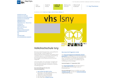 stadt.isny.de/leben-freizeit/bildung/vhs.html - Deutschlehrer Isny Im Allgäu