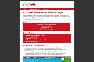 startsafe.info/kursort/schwetzingen - Ersthelfer Schwetzingen