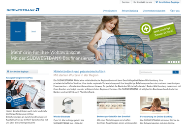 suedwestbank.de - Finanzdienstleister Sigmaringen