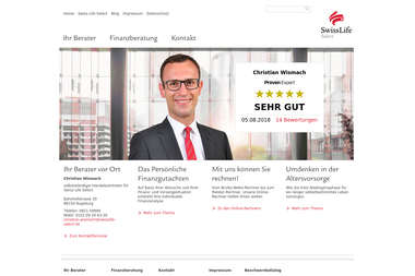 swisslife-select.de/christian-wismach - Finanzdienstleister Augsburg