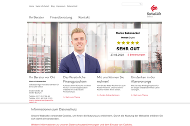 swisslife-select.de/marco-bakenecker - Finanzdienstleister Bochum
