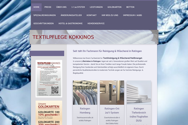 textilpflege-kokkinos.de - Chemische Reinigung Ratingen