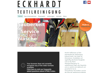 textilreinigung-eckhardt.de - Chemische Reinigung Oldenburg