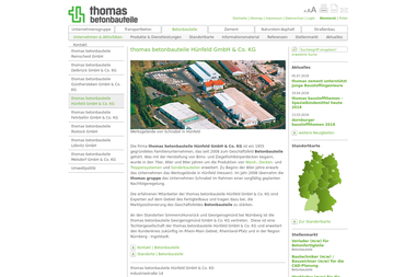 thomas-gruppe.de/betonbauteile/unternehmen-aktivitaeten/schnabel - Betonwerke Hünfeld