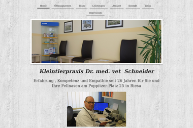tierarztpraxis-schneider-riesa.de - Tiermedizin Riesa