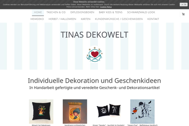 tinas-dekowelt.de - Geschenkartikel Großhandel Offenburg