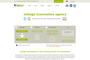 tolingo.com - Übersetzer Stuttgart