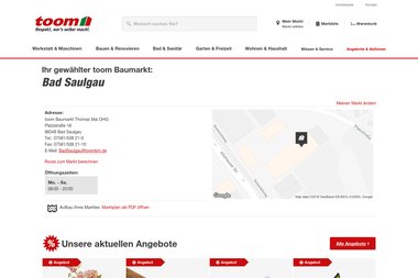toom-baumarkt.de/mein-markt/details/Bad-Saulgau - Elektriker Bad Saulgau
