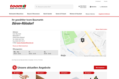 toom-baumarkt.de/mein-markt/details/Dueren-Roelsdorf - Brennholzhandel Düren