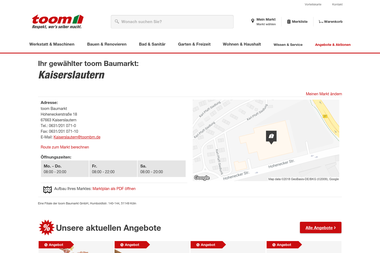 toom-baumarkt.de/mein-markt/details/Kaiserslautern - Bauholz Kaiserslautern