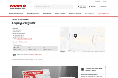 toom-baumarkt.de/mein-markt/details/Leipzig-Plagwitz - Renovierung Leipzig