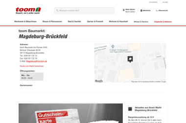 toom-baumarkt.de/mein-markt/details/Magdeburg-Brueckfeld - Brennholzhandel Magdeburg
