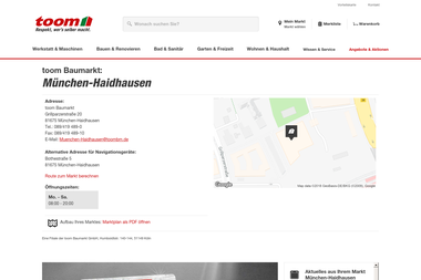 toom-baumarkt.de/mein-markt/details/Muenchen-Haidhausen - Brennholzhandel München
