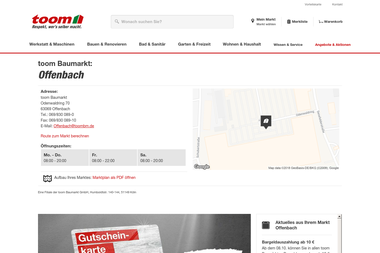 toom-baumarkt.de/mein-markt/details/Offenbach - Kaminbauer Offenbach Am Main