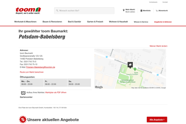 toom-baumarkt.de/mein-markt/details/Potsdam-Babelsberg - Brennholzhandel Potsdam