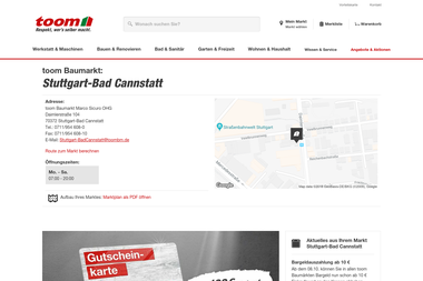 toom-baumarkt.de/mein-markt/details/Stuttgart-Bad-Cannstatt - Brennholzhandel Stuttgart