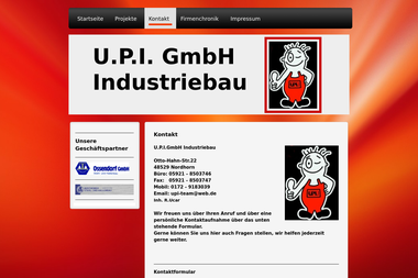 upi-industriebau.de/kontakt - Tiefbauunternehmen Nordhorn