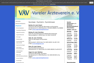 vareler-aerzte.de/mitglieder/neurologie-psychiatrie-psychotherapie - Dermatologie Varel