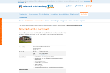 vb-is.de/wir-fuer-sie/filialen-ansprechpartner/filialen/uebersicht-filialen/geschaeftsstelle-nordsta - Finanzdienstleister Rinteln
