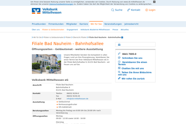 vb-mittelhessen.de/wir-fuer-sie/filialen/filialen/uebersicht-filialen/filiale-bad-nauheim-bahnhofsal - Finanzdienstleister Bad Nauheim