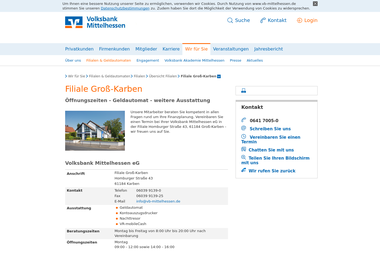 vb-mittelhessen.de/wir-fuer-sie/filialen/filialen/uebersicht-filialen/filiale-gross-karben.html - Finanzdienstleister Karben