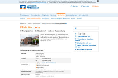 vb-mittelhessen.de/wir-fuer-sie/filialen/filialen/uebersicht-filialen/filiale-holzheim.html - Finanzdienstleister Pohlheim