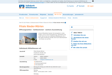 vb-mittelhessen.de/wir-fuer-sie/filialen/filialen/uebersicht-filialen/filiale-nieder-moerlen.html - Finanzdienstleister Bad Nauheim