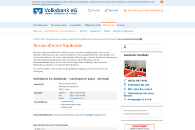 vbsuedheide.de/wir-fuer-sie/filialen-ansprechpartner/filialen/uebersicht-filialen/ServiceCenterSuedh - Finanzdienstleister Celle