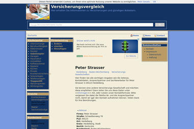 versicherung.re/makler-peter-strasser-in-heidelberg-15763 - Versicherungsmakler Heidelberg